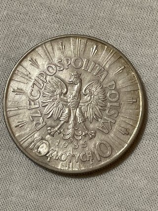 Moneta 10 Zlotych 1935 Polonia