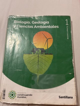 Biología, Geología y Ciencias Ambientales 1 Bac...