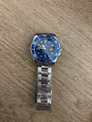 Reloj olex Submariner Azul y Plateado