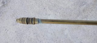 Lancia agricola in ottone