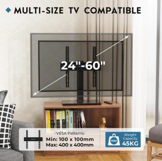 Soporte de TV Giratorio (24-60 pulgadas)