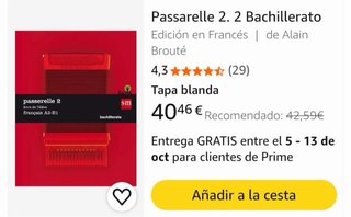 Passerelle 3, français B1-B2, Bachillerato Livr...