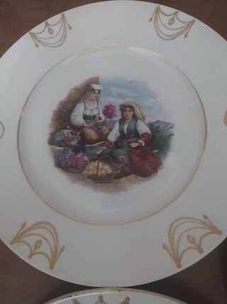 Set di 6 Piatti Antichi Decorativi
