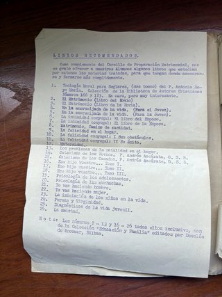 Curso matrimonio años 50 manual original