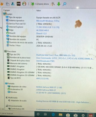 Ordenador asus+Tv+Teclado y raton