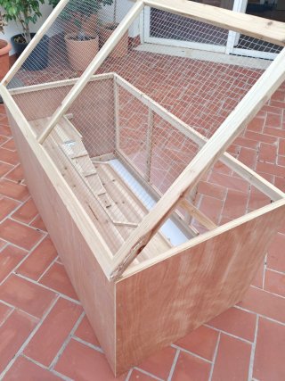 Jaula para Cobayas de Madera