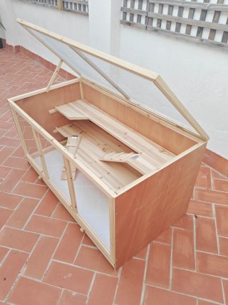 Jaula para Cobayas de Madera