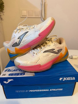 Zapatillas Padel Joma Open Lady Blancas Talla 38