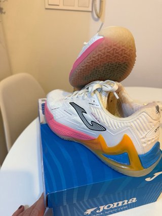 Zapatillas Padel Joma Open Lady Blancas Talla 38