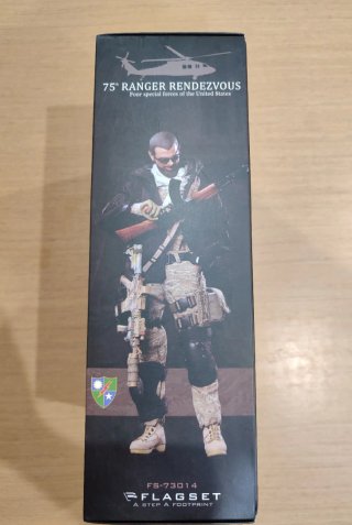 1/6 Escala Figura Flagset 75th Ranger Regiment