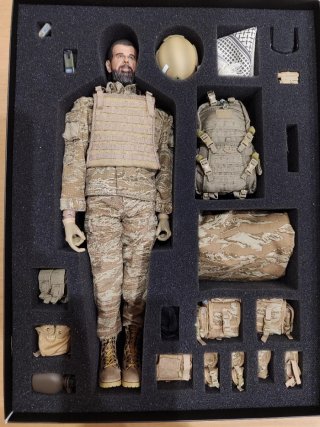 1/6 Escala Figura Flagset 75th Ranger Regiment