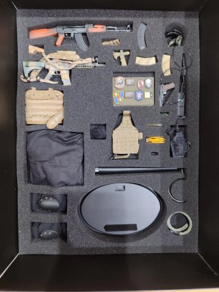 1/6 Escala Figura Flagset 75th Ranger Regiment