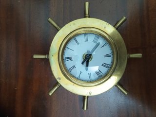 Reloj de Pared Náutico de Bronce