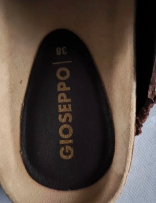 Sandalias Gioseppo Piel Trenzada Marrom