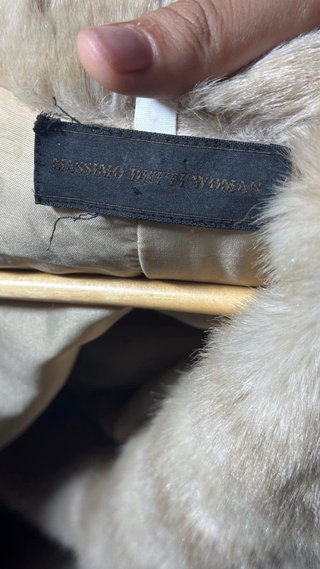 Abrigo de Pelo Massimo Dutti Color Caramelo