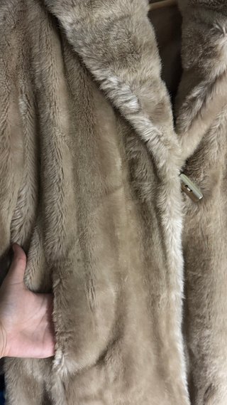 Abrigo de Pelo Massimo Dutti Color Caramelo