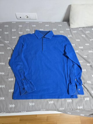 Polo Alviero Martini Azul Manga Larga