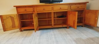 Mueble aparador buffet de madera de pino macizo
