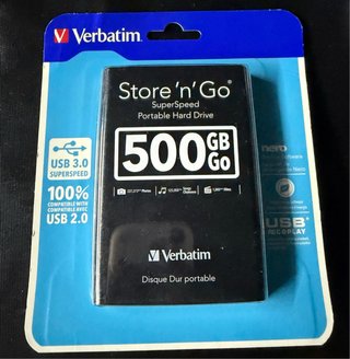 Hard Disk Portatile Verbatim 500GB