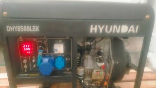Generador Hyundai DHY8500LEK.Cambio por moto