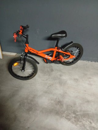 Bicicleta infantil Btwin naranja