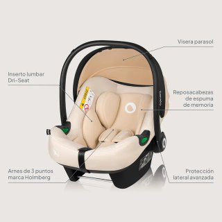 Silla de coche Lionelo Astrid i-Size Beige