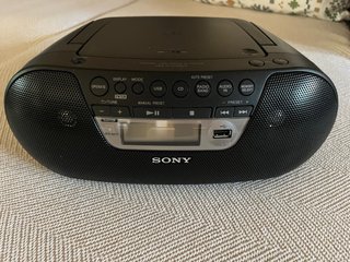 Sony CD/USB/Radio Portátil Negro