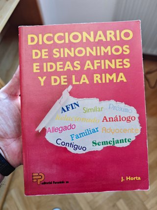 Libro Diccionario de sinónimos