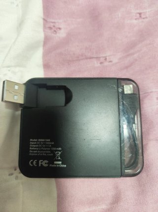 Batería Externa Portátil 1500 mAh