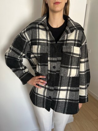 Chaqueta H&M cuadros Talla L