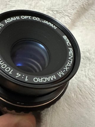 Objetivo Pentax SMC 100mm f/4 K