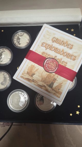 Colección Monedas Grandes Exploradores Españoles