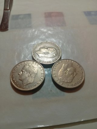3 Monedas de 100 Pesetas Juan Carlos I