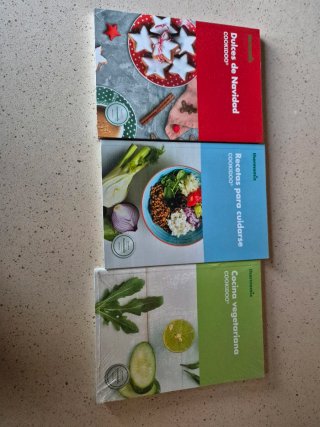Libros de recetas de termomix nuvos