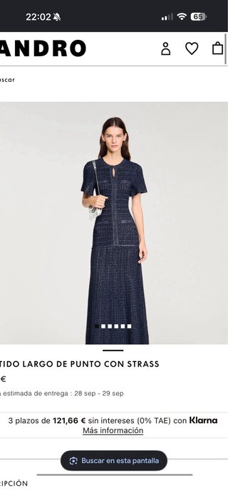 Vestido Sandro Negro