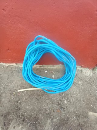 Manguera de riego azul