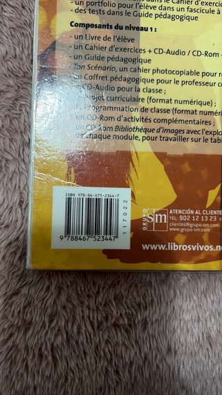 Scénario 1. Bachillerato / Adultes. Livre de l ...