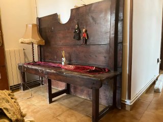 Antiguo banco de cocina catalán