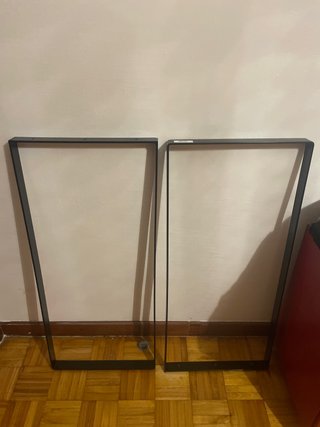 Set de 2 Patas para Escritorio Metálicas