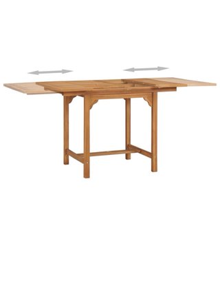 Conjunto mesa extensible y 6 sillas de madera