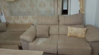 Sofá Chaise Longue Beige