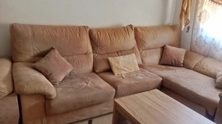 Sofá Chaise Longue Beige