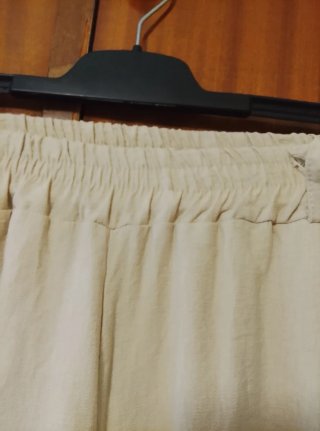 Pantalón Ancho Beige