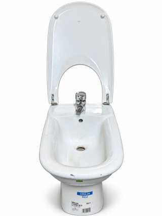 Bidé de cerámica blanco
