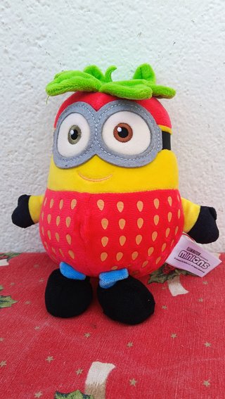 Lote 6 Peluches Minions Frutas y Peto Oficiales