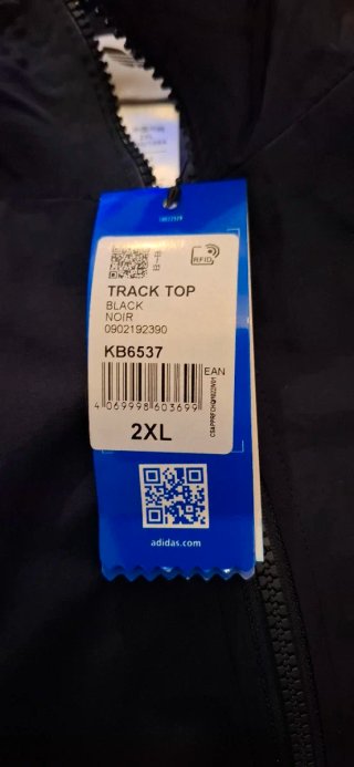 Chaqueta Adidas Track Top Azul Talla XXL