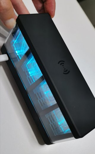 Reloj diseño retro-nixie led color USB 5V cargador