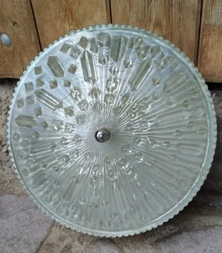 Plafón de Cristal con Relieve