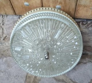 Plafón de Cristal con Relieve