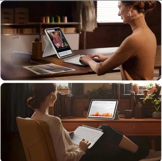 Funda HOU con teclado giratorio 360°